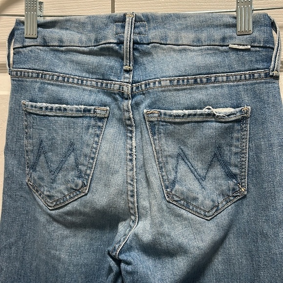 Mother The Looker Ankle Step Fray Exposed Secret Sister Jeans Size 23 - Picture 8 of 12